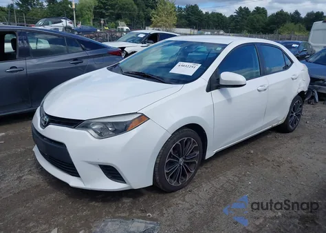 2014 Toyota Corolla Le из США, поврежденный, VIN 2T1BURHE4EC000873
